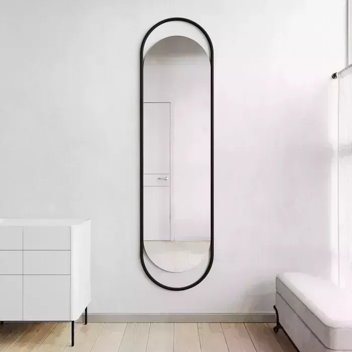 Зеркало Genglass в раме Evelix black L GGM-02-2-2 черный