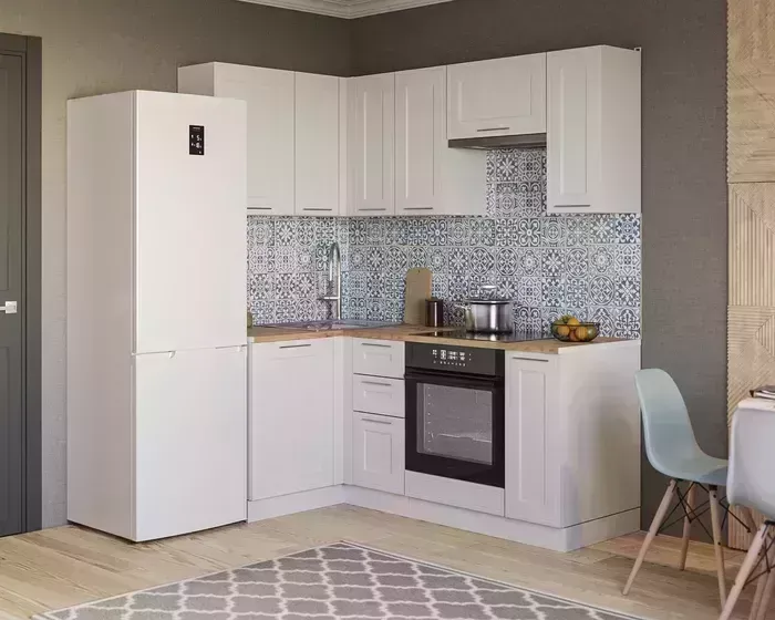 Кухонный гарнитур Mebel Ars Кухня Равенна акация белая