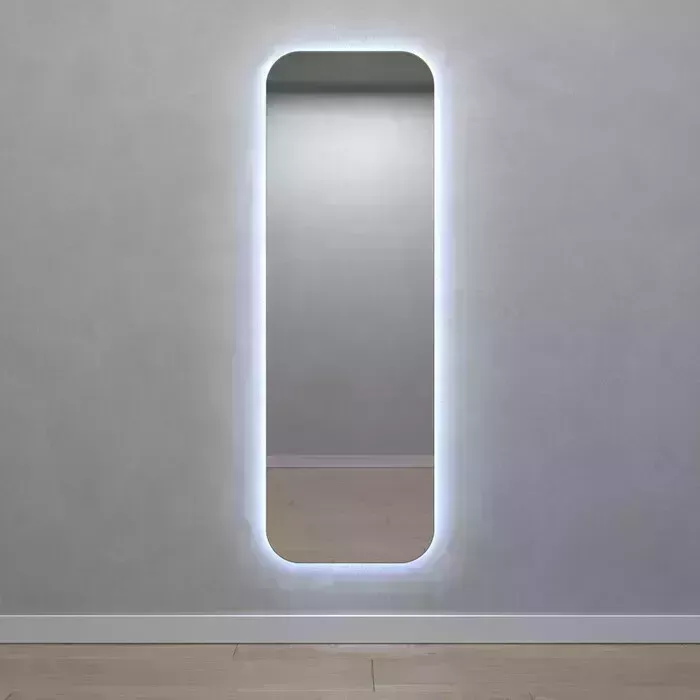 Зеркало Genglass с холодной подсветкой Kuvino NF M GGL-02-M-6000-1 с NF M