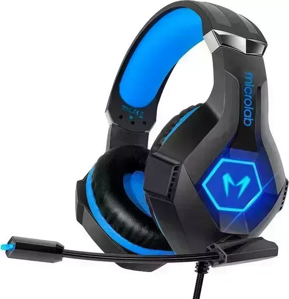 Наушники MICROLAB G7 blue+black