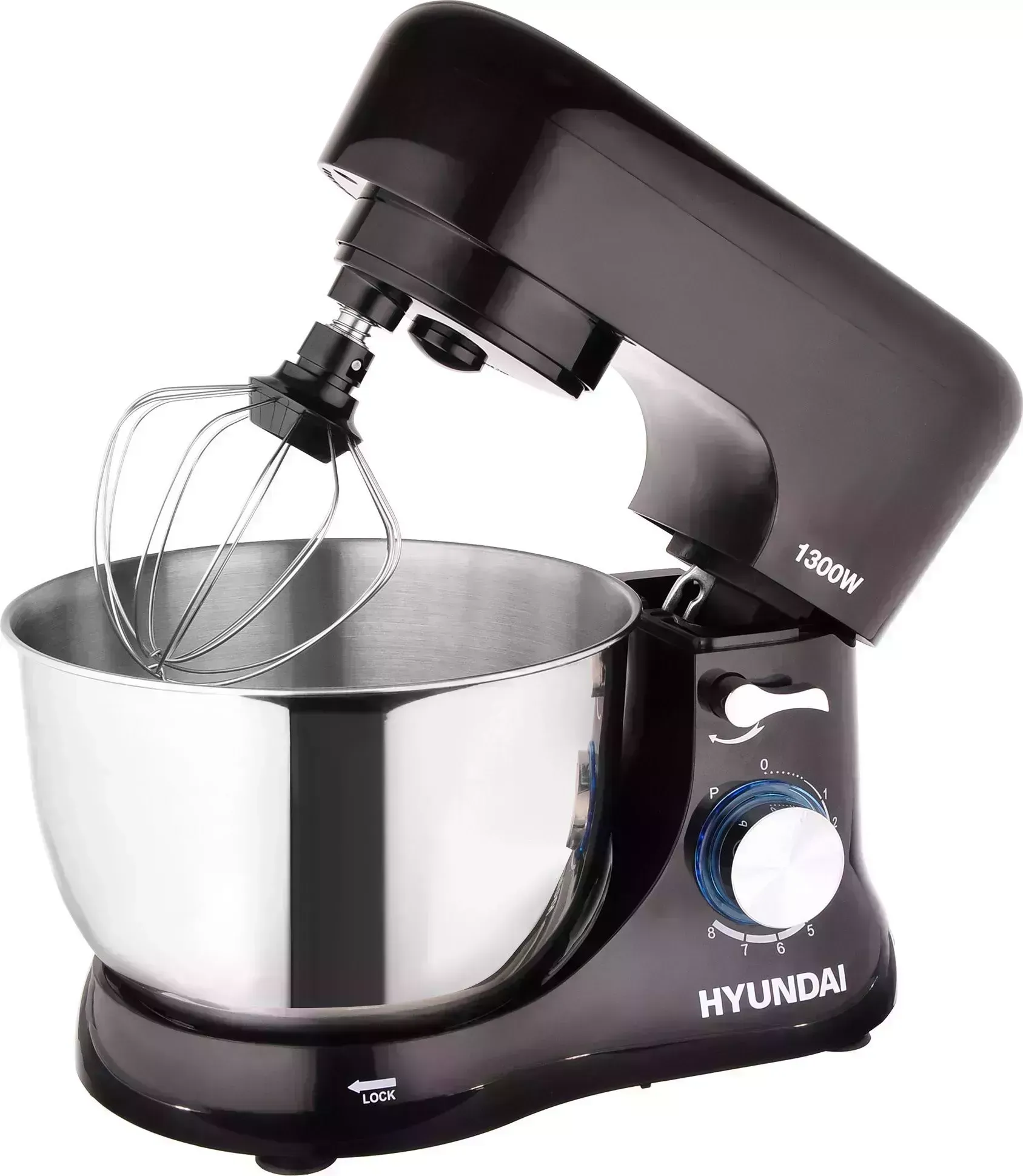 Миксер HYUNDAI HYM-S5461 1300Вт черный планетарный