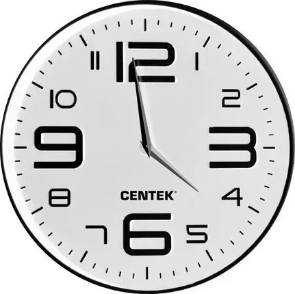 Часы настенные CENTEK СТ-7101 белый