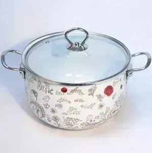 Кастрюля эмалированная KELLI 8.2 л (KL-4440-26)