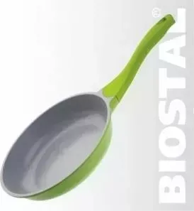 Сковорода BIOSTAL d 20 см (Bio-FP-20 салат/серый)