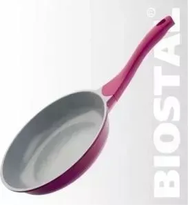 Сковорода BIOSTAL d 24 см (Bio-FP-24 лилов/серый)