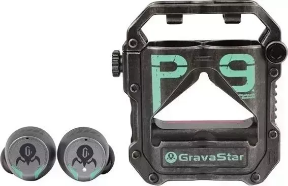 Наушники GravaStar Sirius Pro War Damaged Gray, TWS, гибридные, серый