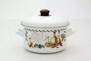 Кастрюля Savasan эмалированная 3.1 л Прованс (63248/3.1 л)