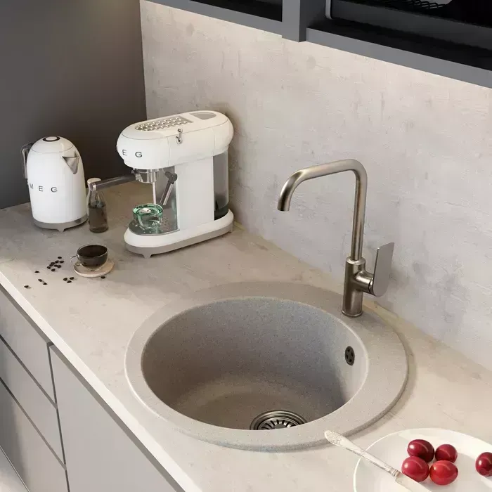 Мойка кухонная Mixline ML-GM13 NEW серая 310