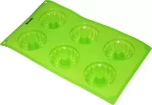 Форма для кексов REGENT 6 ячеек фигурные 30х17.5х3.8 см Silicone (93-SI-FO-24.2)