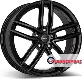 Диск автомобильный Dezent TR black TR R17 / 7.0J PCD 5x114.3 ET 48.00 ЦО 67.10