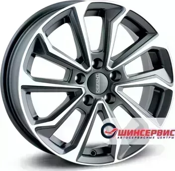 Диск автомобильный Dezent KS dark KS R17 / 7.0J PCD 5x114.3 ET 45.00 ЦО 60.10