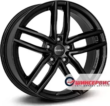 Диск автомобильный Dezent TR black TR R17 / 7.0J PCD 5x112 ET 46.00 ЦО 57.10