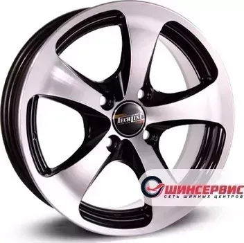 Диск автомобильный Tech Line 403 R14 / 5.5J PCD 5x100.00 ET 35.00 ЦО 57.10