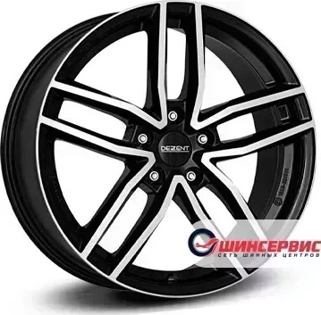 Диск автомобильный Dezent TR dark TR R16 / 6.5J PCD 5x114.3 ET 40.00 ЦО 71.60