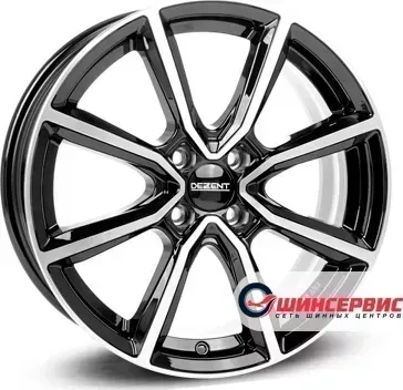Диск автомобильный Dezent TN dark TN R15 / 6.0J PCD 4x100 ET 31.00 ЦО 60.10
