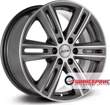 Диск автомобильный X-trike X-124 R17 / 7.5J PCD 6x139.7 ET 25.00 ЦО 100.10