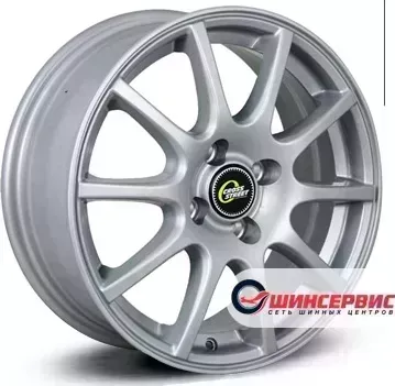 Диск автомобильный Cross Street CR-16 R15 / 6.0J PCD 4x100 ET 40.00 ЦО 60.10