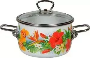 Кастрюля эмалированная VITROSS 2.0 л Tropicana (1SC165S)