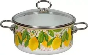 Кастрюля эмалированная VITROSS 3.0 л Limon (1SB205S)