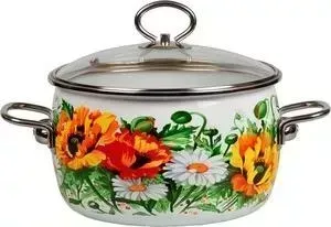 Кастрюля эмалированная VITROSS 2.0 л Floristeria (1SC165S)