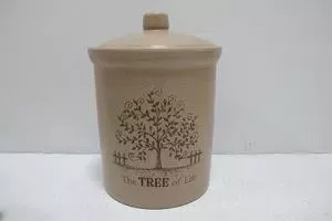 Банка для сыпучих продуктов Terracotta (маленькая) Дерево жизни (TLY301-4-TL-AL)