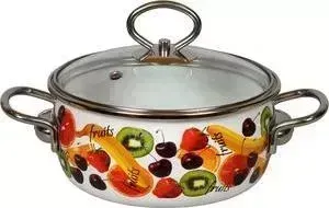 Кастрюля эмалированная VITROSS 1.5 л Fruits (1SA165S)