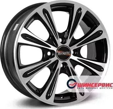Диск автомобильный Tech Line 526 R15 / 5.5J PCD 4x100 ET 45.00 ЦО 60.10