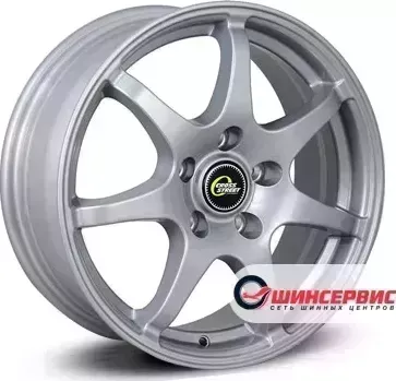 Диск автомобильный Cross Street CR-15 R14 / 5.5J PCD 4x100 ET 43.00 ЦО 67.10