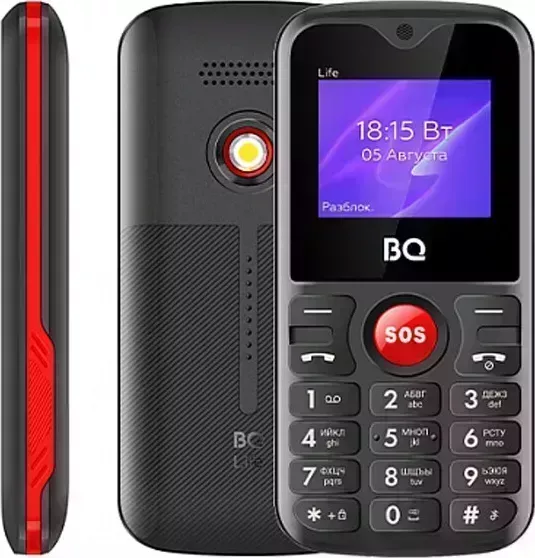 Мобильный телефон BQ 1853 Life Black+Red