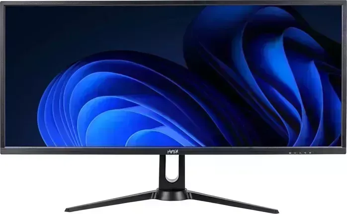 Монитор Hiper M34UPA 34" black (IPS, 3440?1440, 21:9, 178/178, 300cd/m2, 1000:1, 1ms, 144Hz, HAS, DP, HDMI, MM, USB) (M34-UPA-144)