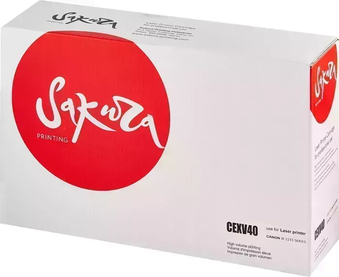 Картридж Sakura CEXV40 (3482B002) для Canon, черный, 6000 к.