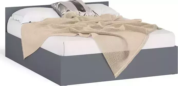 Кровать СВК Мори 160, цвет графит (1026902)