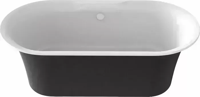Ванна из литого мрамора Good Door Венеция 170х80 черная (ВА00005)