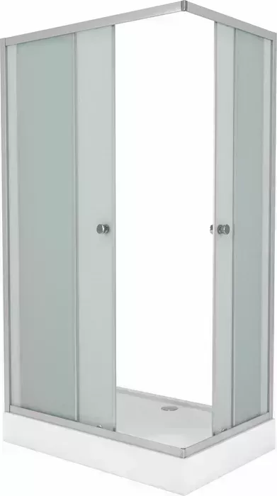 Душевой уголок Niagara Eco 100x80 с поддоном, матовый, хром матовый (0181422Q)