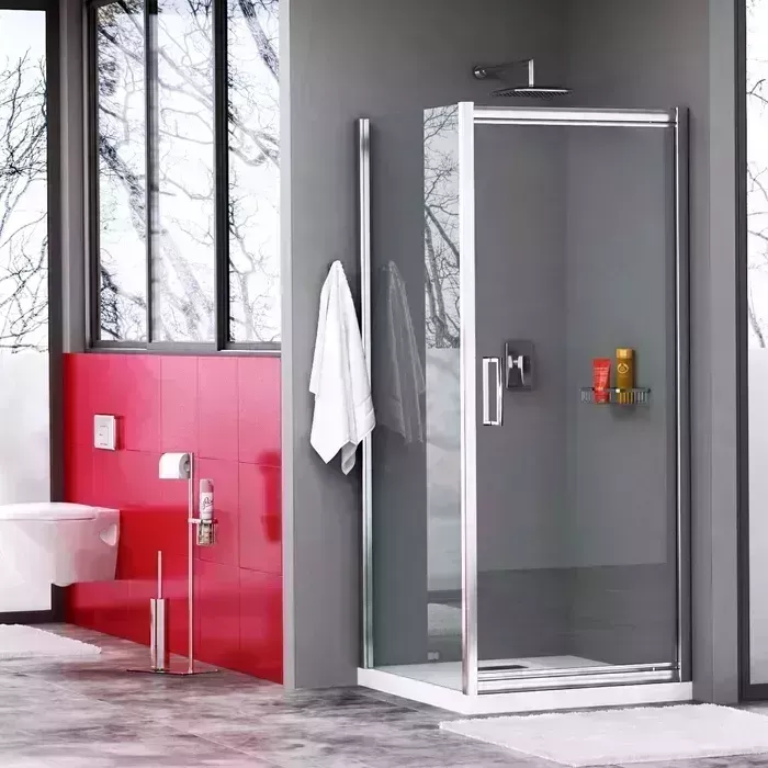 Душевой уголок Wasserkraft Salm 27I 90х90 прозрачный, хром (27I03)