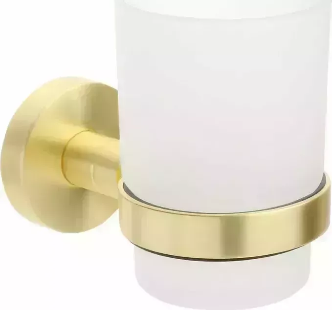 Стакан Fixsen Comfort Gold золото-сатин/стекло матовое (FX-87006)