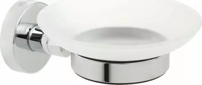 Мыльница Fixsen Comfort Chrome хром/стекло матовое (FX-85008)