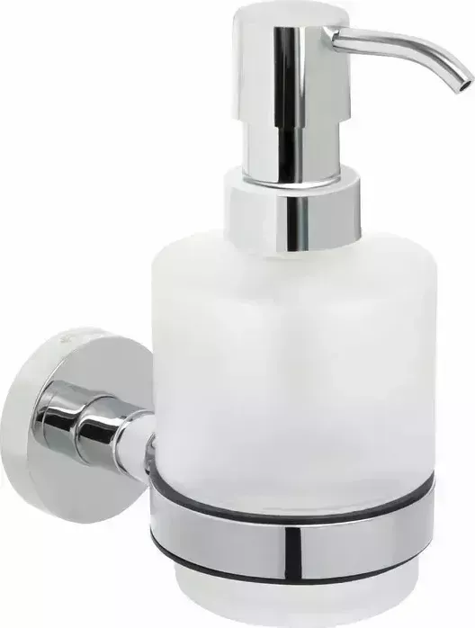 Дозатор Fixsen для жидкого мыла Comfort Chrome хром/стекло матовое (FX-85012)