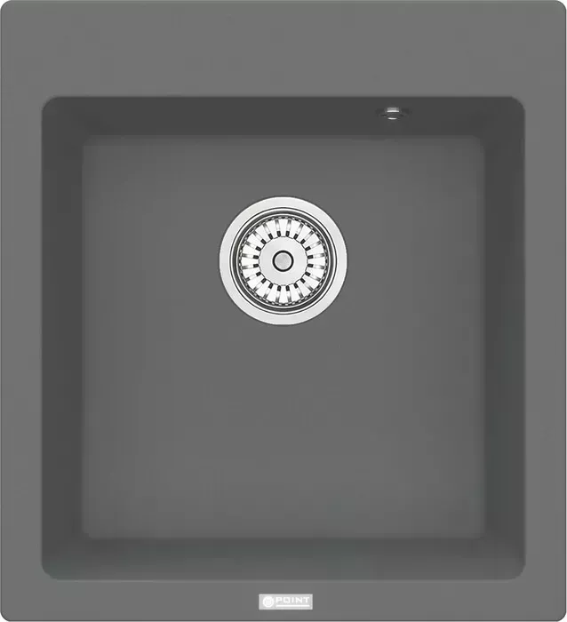 Мойка кухонная Point Моко 47 серая (PN3006AL)