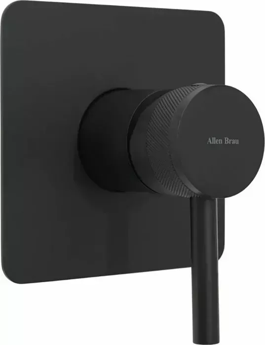Смеситель для душа Allen Brau Priority X1 с механизмом, черный матовый (5.31012-31)