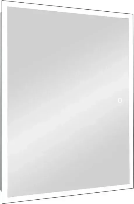 Зеркальный шкаф Reflection Cube 60х80 подсветка, сенсор, белый (RF2211CB)