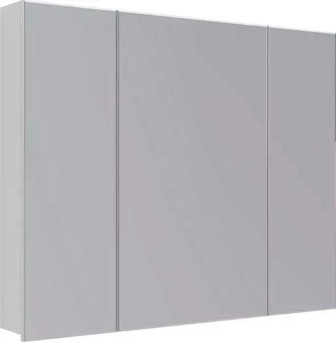 Зеркальный шкаф LEMARK Universal 100х80 белый глянец (LM100ZS-U)