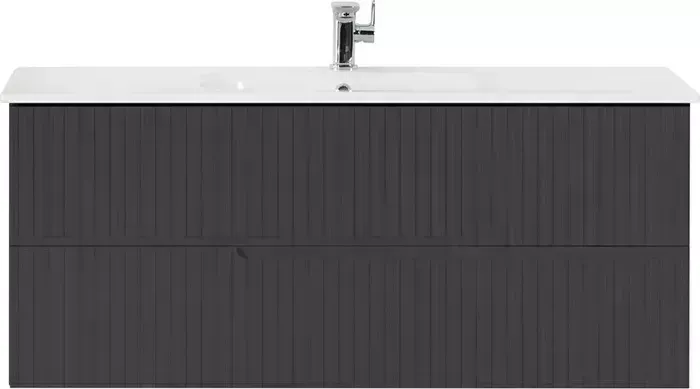 Тумба с раковиной CEZARES с Duet 120х45 Grafito (DUET-1200-2C-SO-GR-P, CZR-NAT-120-LVB)