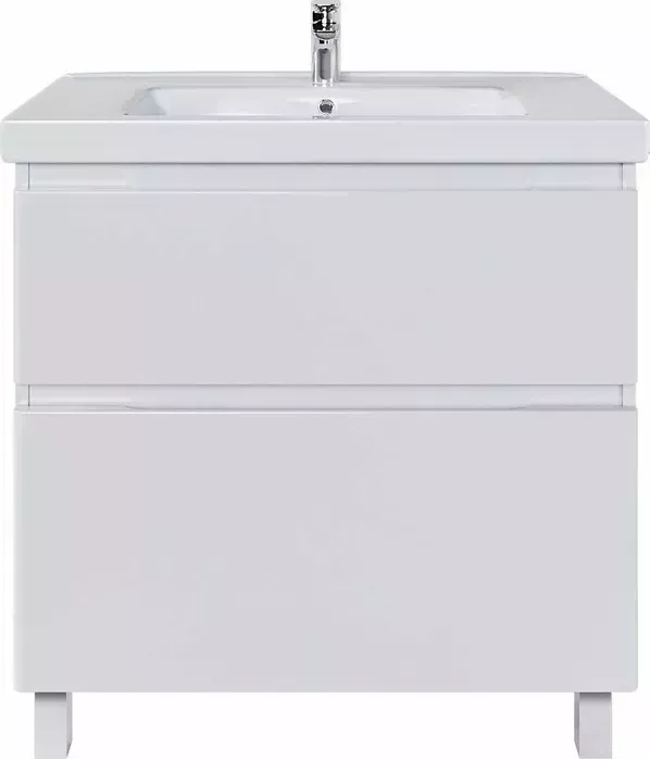 Тумба с раковиной Sanstar с Riana 80х45 белая (302.1-1.5.1.К)