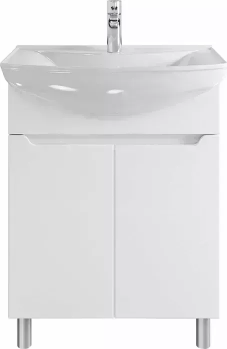 Тумба с раковиной Sanstar с Bianca 75х35 белая (238.1-1.5.1.К)
