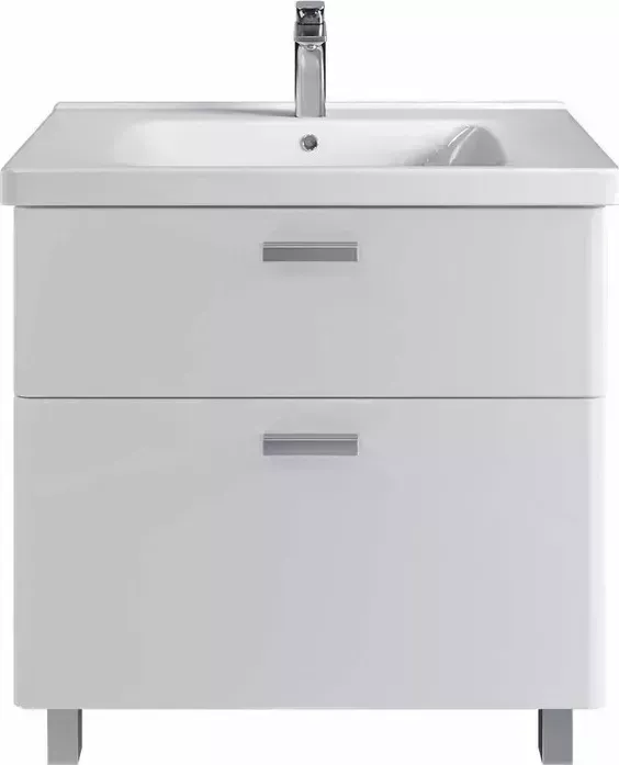 Тумба с раковиной Sanstar с Gretta 80х45 белая (332.1-1.5.1.КГАР)