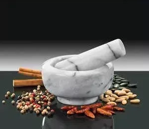 Ступка с пестиком Kuchenprofi D 8 см H 4.5 см (мрамор) 10 0243 08 08