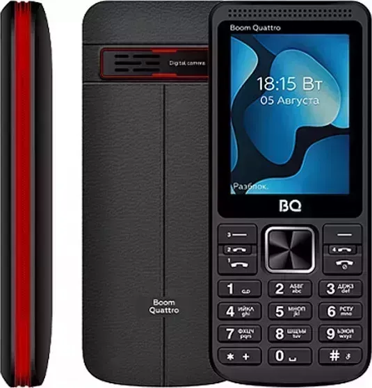 Мобильный телефон BQ 2455 Boom Quattro Чёрный