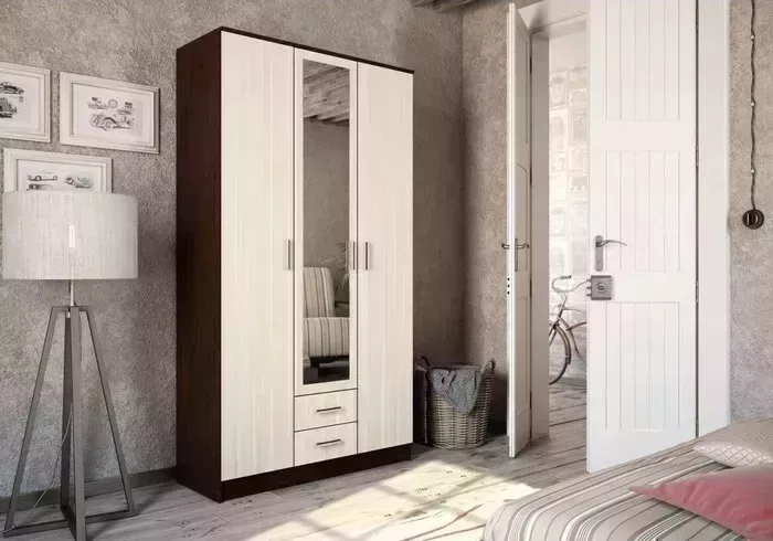 Шкаф ЭРА Трио венге / лоредо