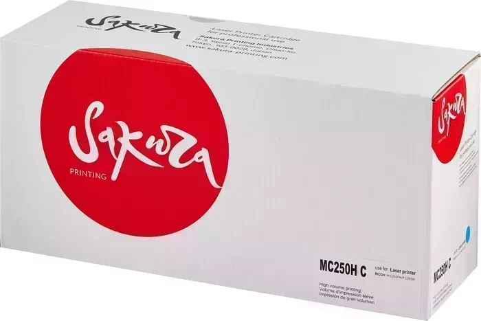 Картридж Sakura MC250HC для Ricoh, голубой, 6300 к.